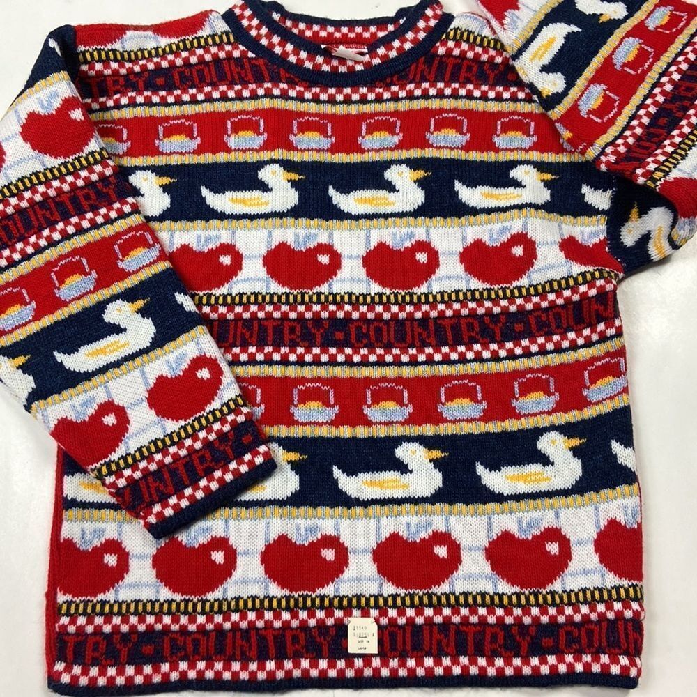 VINTAGE KNIT GRAND MADE IN USA SIZE L  (14) SWEATER UNISEX JUNIOR